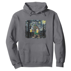 Funny Oktoberfest Bigfoot Hoodie Starry Night German Sasquatch Beer Lederhose TS10 Charcoal Print Your Wear