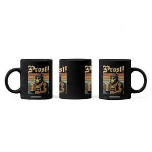 Oktoberfest Bigfoot Coffee Mug Vintage German Sasquatch Drinking Prost Lederhose TS10 Print Your Wear