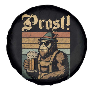 Oktoberfest Bigfoot Spare Tire Cover Vintage German Sasquatch Drinking Prost Lederhose TS10 Print Your Wear