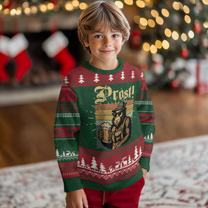 Oktoberfest Bigfoot Knit Sweatshirt Vintage German Sasquatch Drinking Prost Lederhose TS10 Christmas Print Your Wear