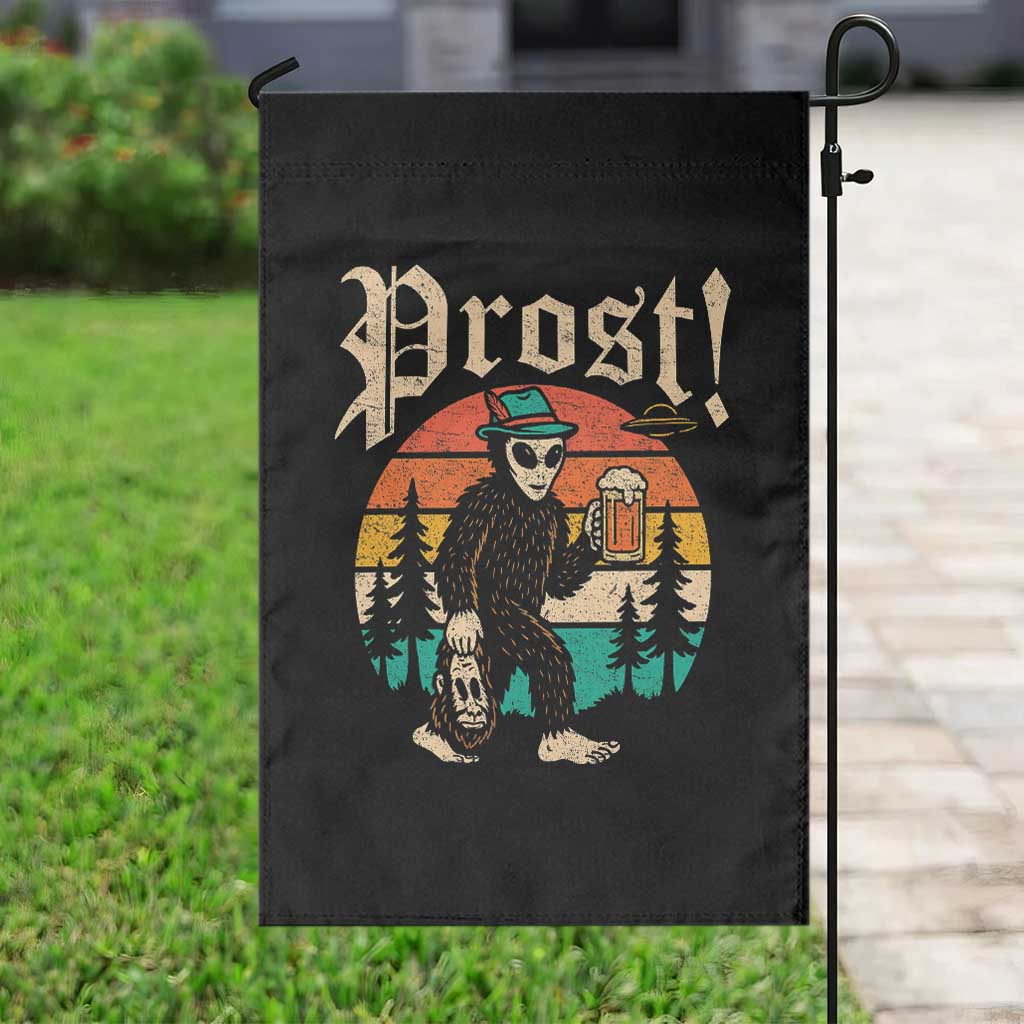 Oktoberfest Bigfoot Alien Beer Garden Flag Retro German Sasquatch Beer TS10 Print Your Wear
