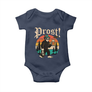 Oktoberfest Bigfoot Alien Beer Baby Onesie Retro German Sasquatch Beer TS10 Navy Print Your Wear