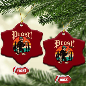 Oktoberfest Bigfoot Alien Beer Ceramic Ornament Retro German Sasquatch Beer TS10 Print Your Wear