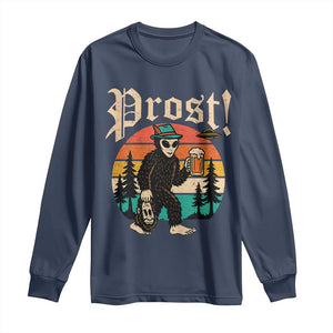 Oktoberfest Bigfoot Alien Beer Long Sleeve Shirt Retro German Sasquatch Beer TS10 Navy Print Your Wear