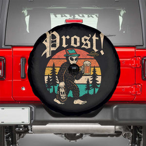 Oktoberfest Bigfoot Alien Beer Spare Tire Cover Retro German Sasquatch Beer TS10 Black Print Your Wear