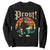 Oktoberfest Bigfoot Alien Beer Sweatshirt Retro German Sasquatch Beer TS10 Black Print Your Wear
