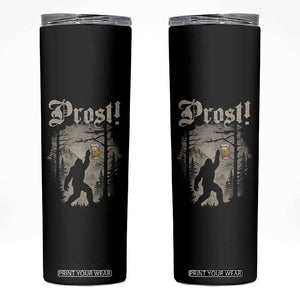 Oktoberfest Bigfoot Skinny Tumbler Vintage Forest Sasquatch Drinking Prost TS10 Black Print Your Wear