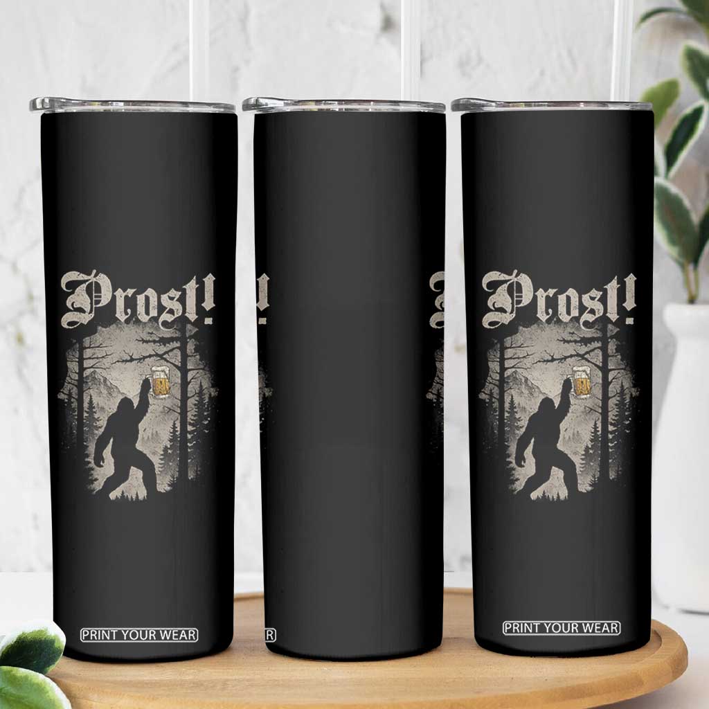 Oktoberfest Bigfoot Skinny Tumbler Vintage Forest Sasquatch Drinking Prost TS10 Print Your Wear