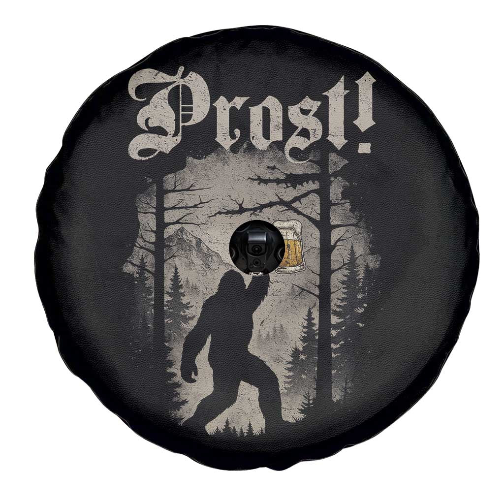 Oktoberfest Bigfoot Spare Tire Cover Vintage Forest Sasquatch Drinking Prost TS10 Print Your Wear