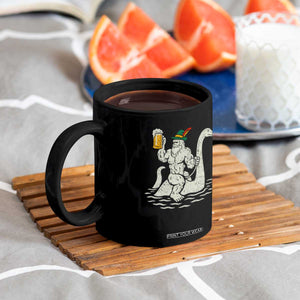 Funny Bigfoot Loch Ness Monster Oktoberfest Coffee Mug German Oktoberfest Sasquatch Drinking TS10 Print Your Wear