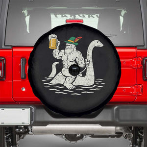 Funny Bigfoot Loch Ness Monster Oktoberfest Spare Tire Cover German Oktoberfest Sasquatch Drinking TS10 Black Print Your Wear