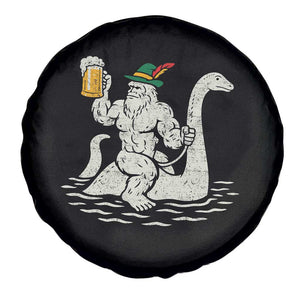 Funny Bigfoot Loch Ness Monster Oktoberfest Spare Tire Cover German Oktoberfest Sasquatch Drinking TS10 Print Your Wear