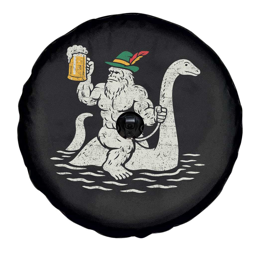 Funny Bigfoot Loch Ness Monster Oktoberfest Spare Tire Cover German Oktoberfest Sasquatch Drinking TS10 Print Your Wear