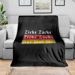 Zicke Zacke Hoi Oktoberfest Throw Blanket Vintage German Flag TS10 Print Your Wear