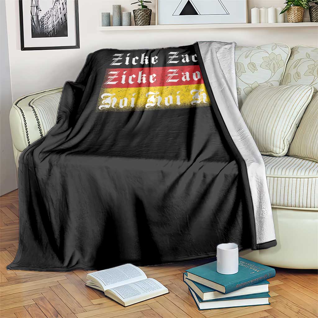 Zicke Zacke Hoi Oktoberfest Throw Blanket Vintage German Flag TS10 Print Your Wear