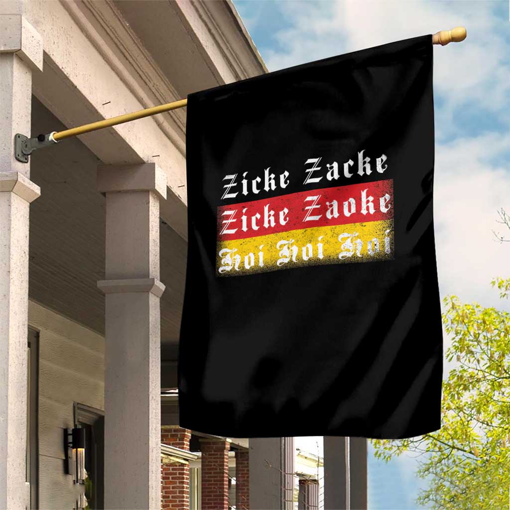Zicke Zacke Hoi Oktoberfest Garden Flag Vintage German Flag TS10 Print Your Wear