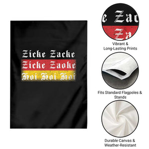 Zicke Zacke Hoi Oktoberfest Garden Flag Vintage German Flag TS10 Print Your Wear