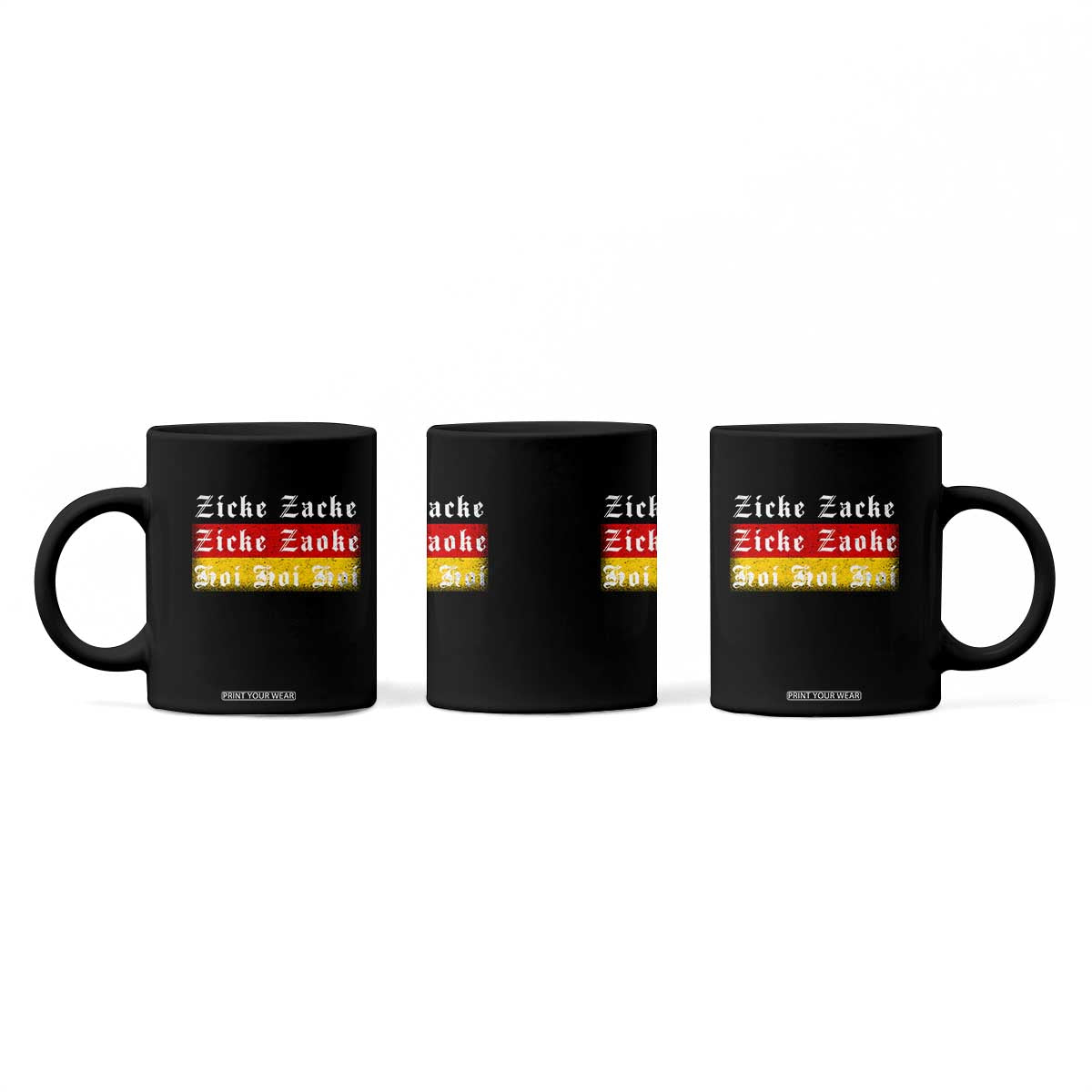Zicke Zacke Hoi Oktoberfest Coffee Mug Vintage German Flag TS10 Print Your Wear