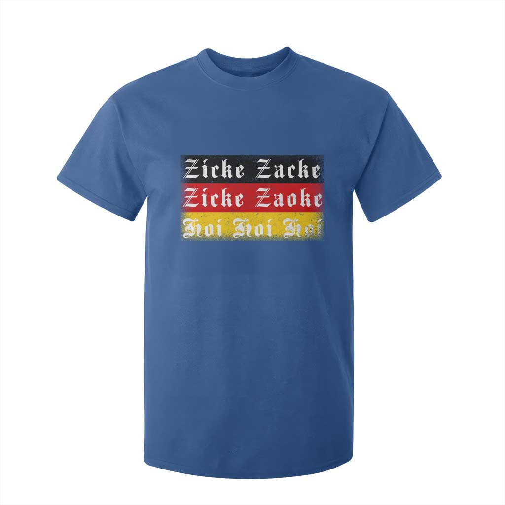 Zicke Zacke Hoi Oktoberfest T Shirt For Kid Vintage German Flag TS10 Royal Blue Print Your Wear