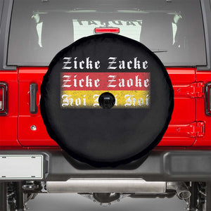 Zicke Zacke Hoi Oktoberfest Spare Tire Cover Vintage German Flag TS10 Black Print Your Wear