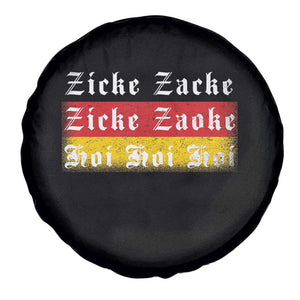Zicke Zacke Hoi Oktoberfest Spare Tire Cover Vintage German Flag TS10 Print Your Wear