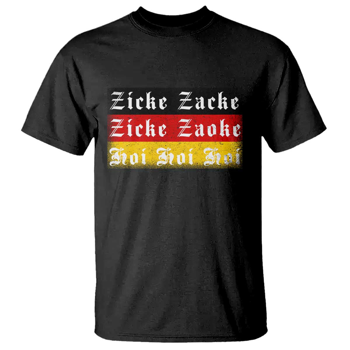 Zicke Zacke Hoi Oktoberfest T Shirt Vintage German Flag TS10 Black Print Your Wear