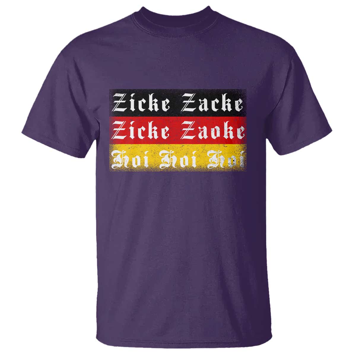 Zicke Zacke Hoi Oktoberfest T Shirt Vintage German Flag TS10 Purple Print Your Wear