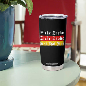 Zicke Zacke Hoi Oktoberfest Tumbler Cup Vintage German Flag TS10 Print Your Wear