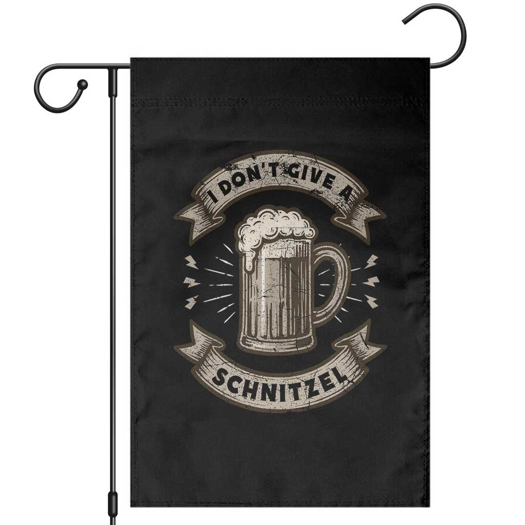 Funny Oktoberfest Garden Flag I Dont Give A Schnitzel German Beer Wurst TS10 Black Print Your Wear