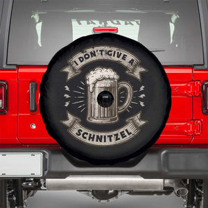 Funny Oktoberfest Spare Tire Cover I Dont Give A Schnitzel German Beer Wurst TS10 Black Print Your Wear