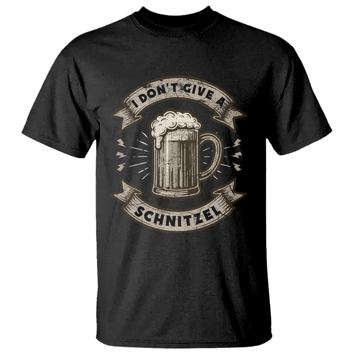 Funny Oktoberfest T Shirt I Dont Give A Schnitzel German Beer Wurst TS10 Black Print Your Wear
