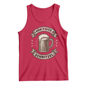 Funny Oktoberfest Tank Top I Dont Give A Schnitzel German Beer Wurst TS10 Red Print Your Wear