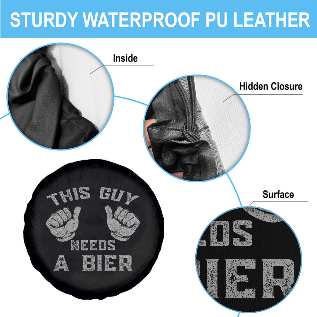 This Guy Needs A Bier Oktoberfest Spare Tire Cover Funny Mens Drinking Gift TS10 Print Your Wear