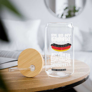 Oktoberfest On My Wurst Behavior Glass Can Dont Give Schnitzel Funny German TS10 Print Your Wear