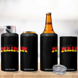 Nein Germany 4 in 1 Can Cooler Tumbler No Saying Funny German Flag Oktoberfest TS10 Print Your Wear