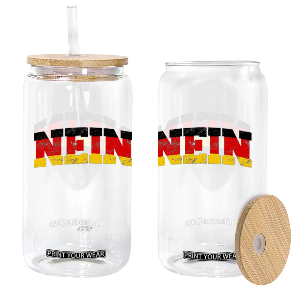 Nein Germany Glass Can No Saying Funny German Flag Oktoberfest TS10 Print Your Wear