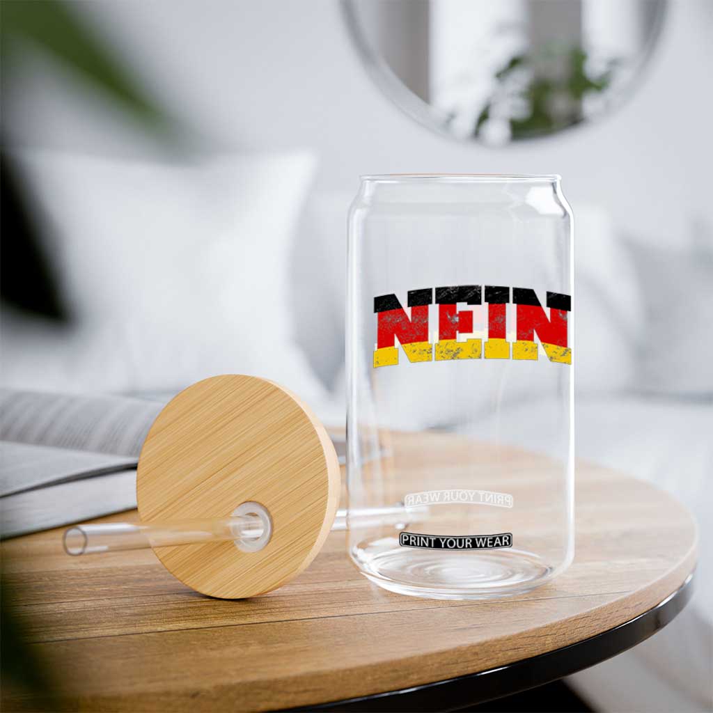 Nein Germany Glass Can No Saying Funny German Flag Oktoberfest TS10 Print Your Wear