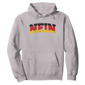 Nein Germany Hoodie No Saying Funny German Flag Oktoberfest TS10 Ice Gray Print Your Wear