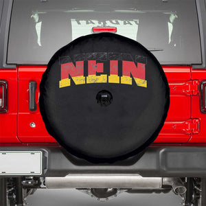 Nein Germany Spare Tire Cover No Saying Funny German Flag Oktoberfest TS10 Black Print Your Wear
