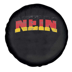 Nein Germany Spare Tire Cover No Saying Funny German Flag Oktoberfest TS10 Print Your Wear