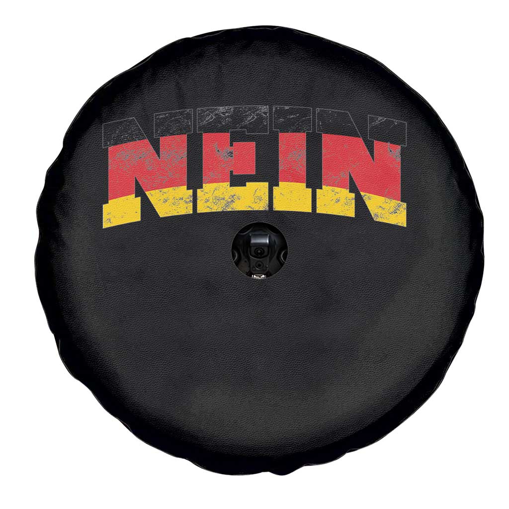 Nein Germany Spare Tire Cover No Saying Funny German Flag Oktoberfest TS10 Print Your Wear