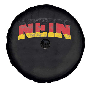 Nein Germany Spare Tire Cover No Saying Funny German Flag Oktoberfest TS10 Print Your Wear