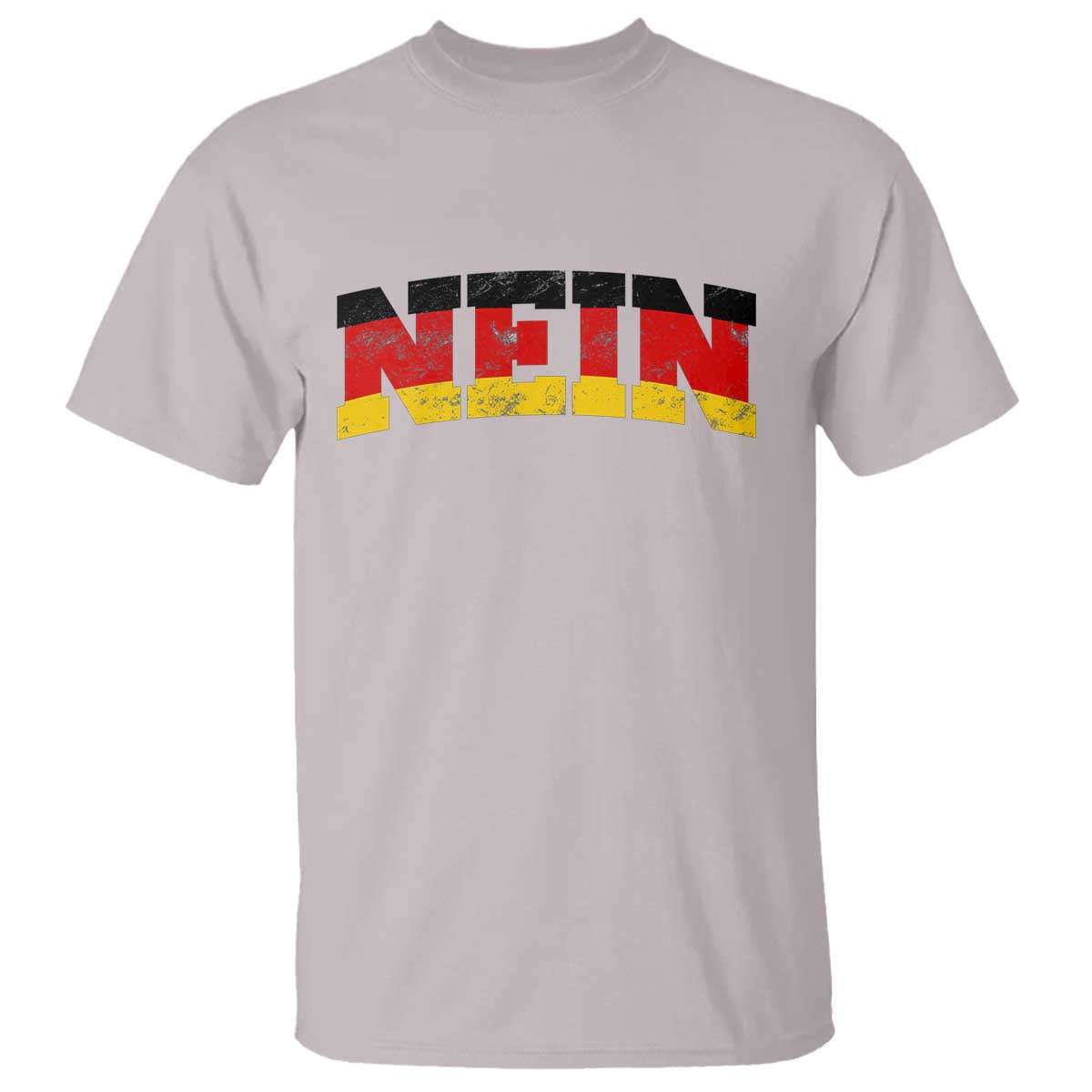 Nein Germany T Shirt No Saying Funny German Flag Oktoberfest TS10 Ice Gray Print Your Wear