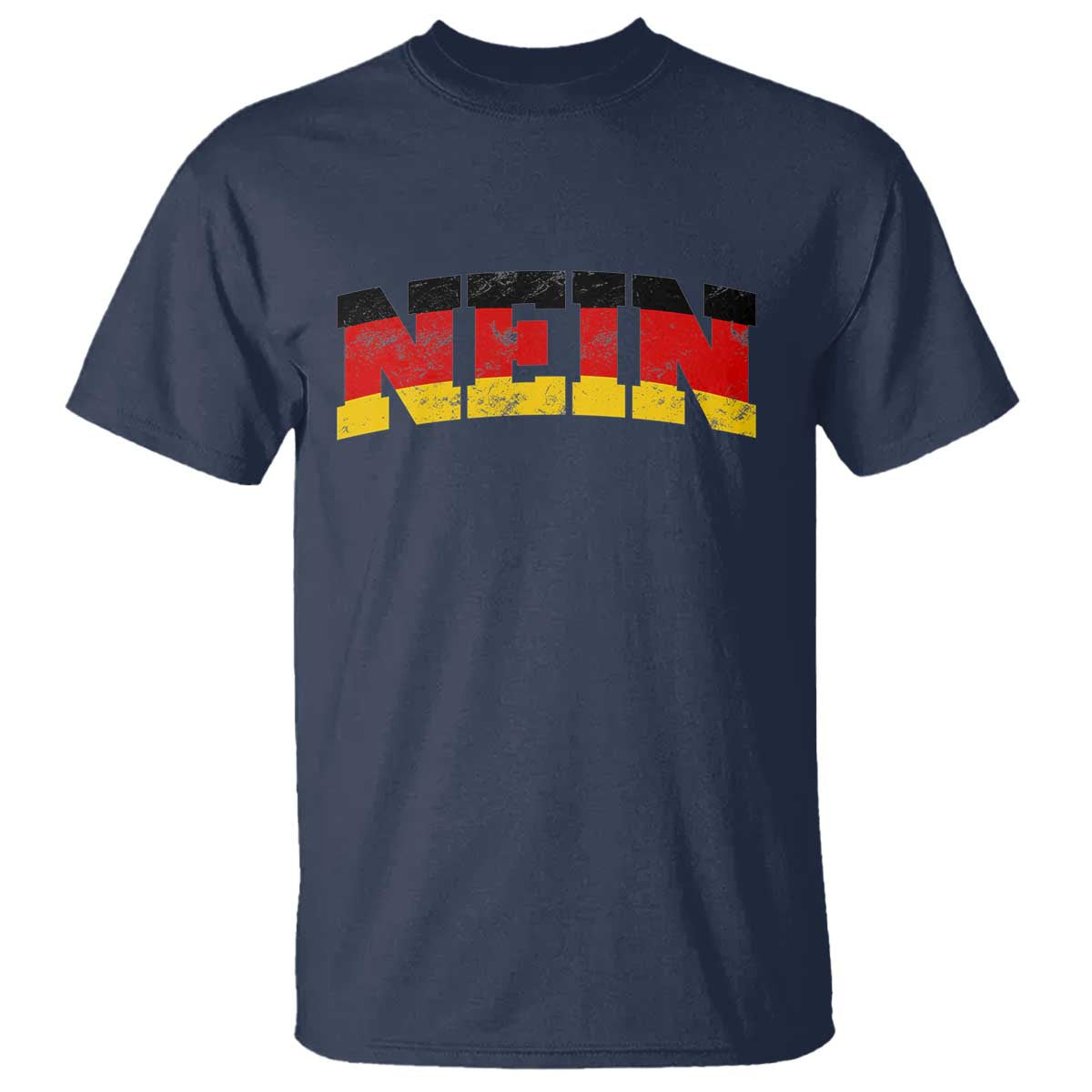 Nein Germany T Shirt No Saying Funny German Flag Oktoberfest TS10 Navy Print Your Wear