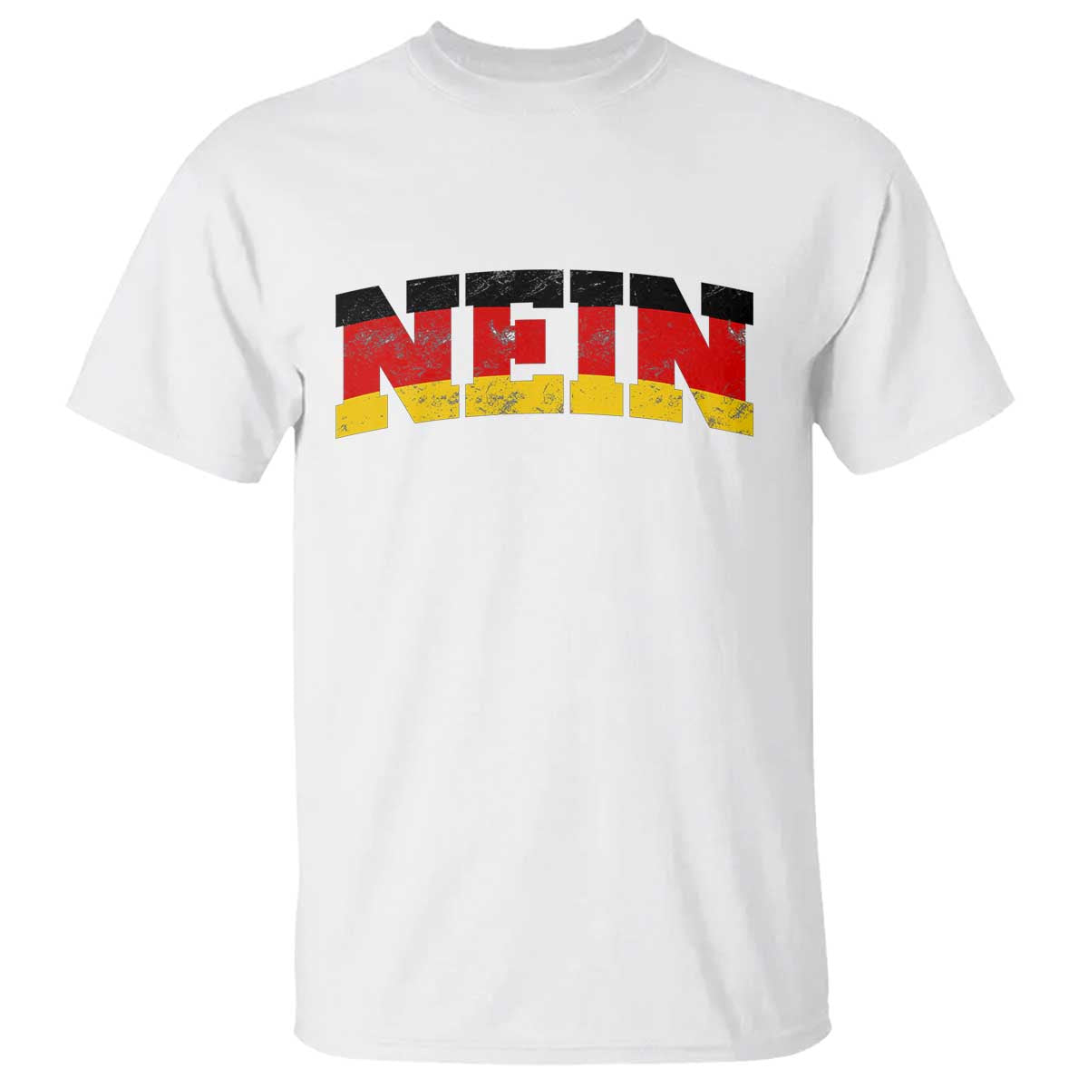 Nein Germany T Shirt No Saying Funny German Flag Oktoberfest TS10 White Print Your Wear