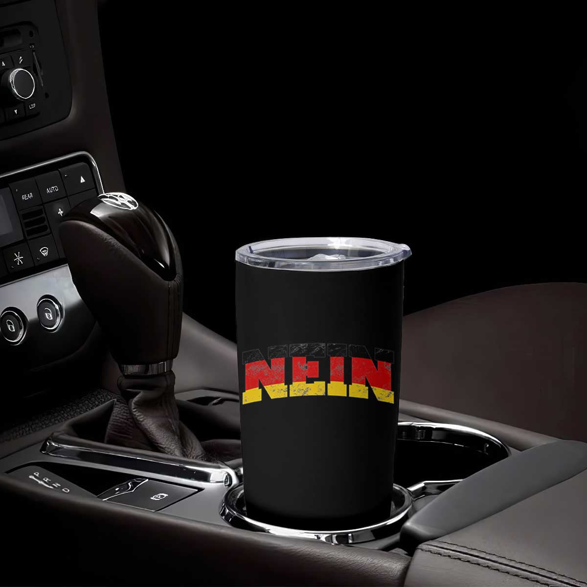 Nein Germany Tumbler Cup No Saying Funny German Flag Oktoberfest TS10 Print Your Wear