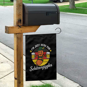 Funny Oktoberfest Garden Flag Just Here for Schitzengiggles German Flag TS10 Print Your Wear