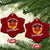 Funny Oktoberfest Ceramic Ornament Just Here for Schitzengiggles German Flag TS10 Print Your Wear