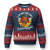 Funny Oktoberfest Ugly Christmas Sweater Just Here for Schitzengiggles German Flag TS10 Navy Red Print Your Wear