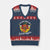 Funny Oktoberfest V-Neck Knit Sweater Vest Just Here for Schitzengiggles German Flag TS10 Navy Red Print Your Wear